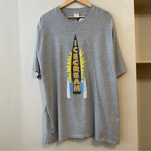 Vintage BBC Ice Cream T Shirt Mens Sz 2XL XXL Billionaire Boys Club Faded Grey